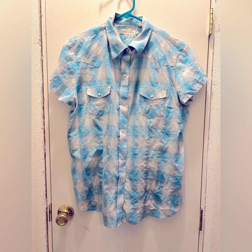 Roper pearl snap shirt